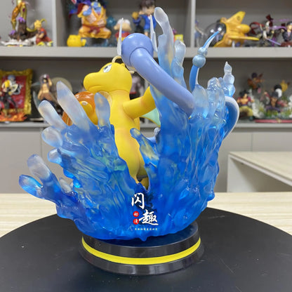 🐉 8,5" Dratini, Dragonair & Dragonite Family Professional Pokemon Evolution Figure Set, LED Light 💡 PVC Model Deluxe Collection