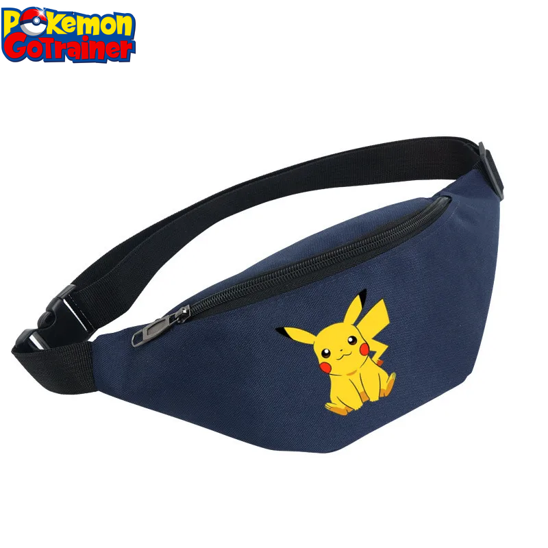 Pikachu-Themed Anime Waist Bags for Men and Women - Versatile Crossbody and Shoulder Handbags