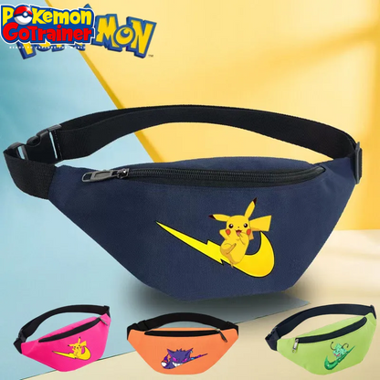 Pikachu-Themed Anime Waist Bags for Men and Women - Versatile Crossbody and Shoulder Handbags