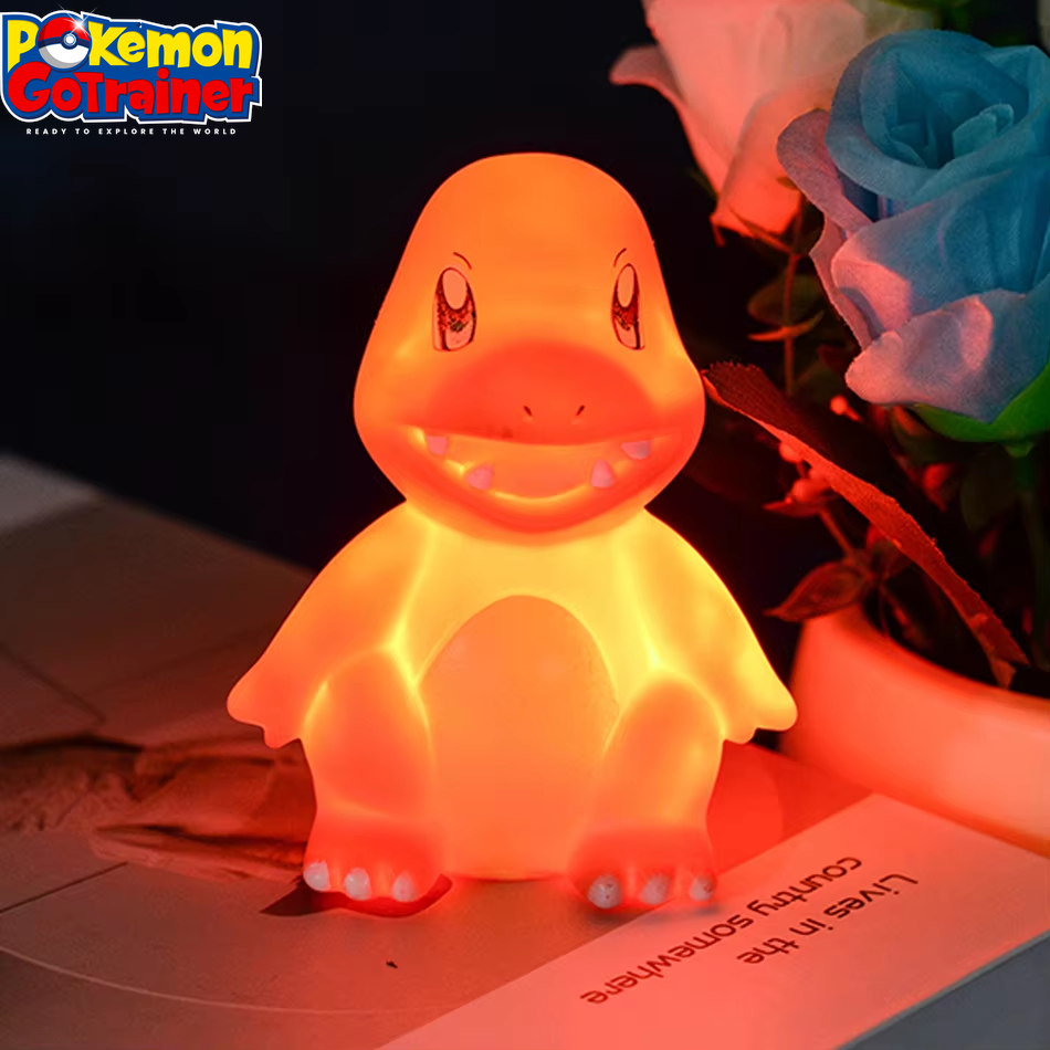 5" Pikachu Night Light - Anime Figure Bedside Lamp for Children's Bedrooms, Decorative Luminous Toy and Christmas Gift