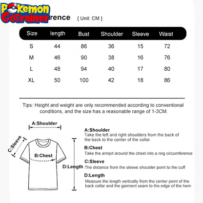 Japanese Anime Pikachu Woman T Shirts Summer American Retro Cotton Breathable Tee Shirt Fashion Casual Home Tshirt Short Sleeved