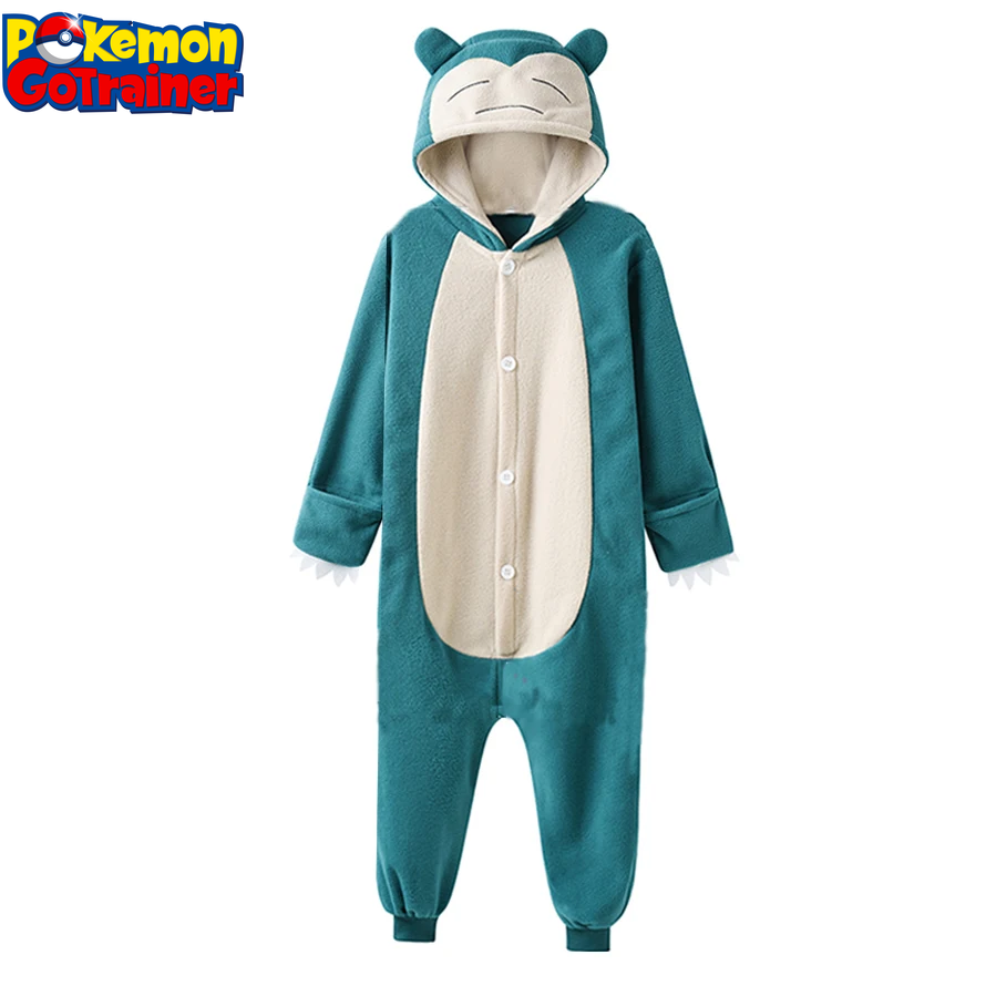 Children's Charizard Onesie and Gengar Kigurumi Umbreon One-Piece Pajama - Eevee Full Body Suit for Girls Halloween Cosplay Costume