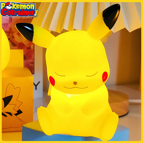 Pikachu LED Night Light - Adorable Anime Figure Bedside Lamp for Children - Perfect Birthday Gift for Girls