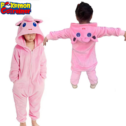 Children's Charizard Onesie and Gengar Kigurumi Umbreon One-Piece Pajama - Eevee Full Body Suit for Girls Halloween Cosplay Costume