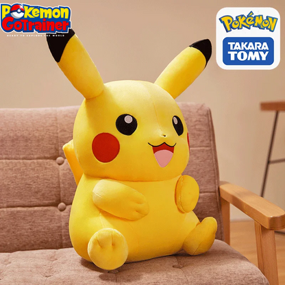 Premium Pikachu Plush Toy - High-Quality Soft Stuffed Doll for Anime and Pokemon Fans, Ideal Christmas Gift for Children