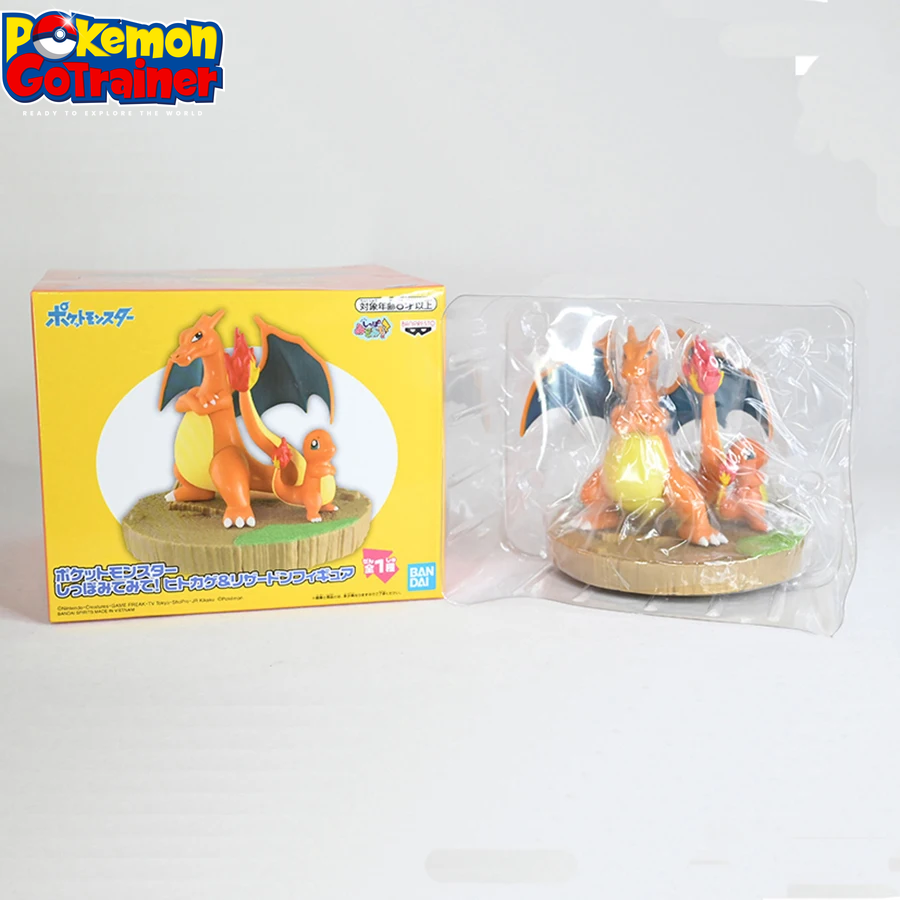 Original  Pokemon Go Charizard Charmander Action Figures Juguetes Collectible Model Toys Amine Figurals Brinquedos