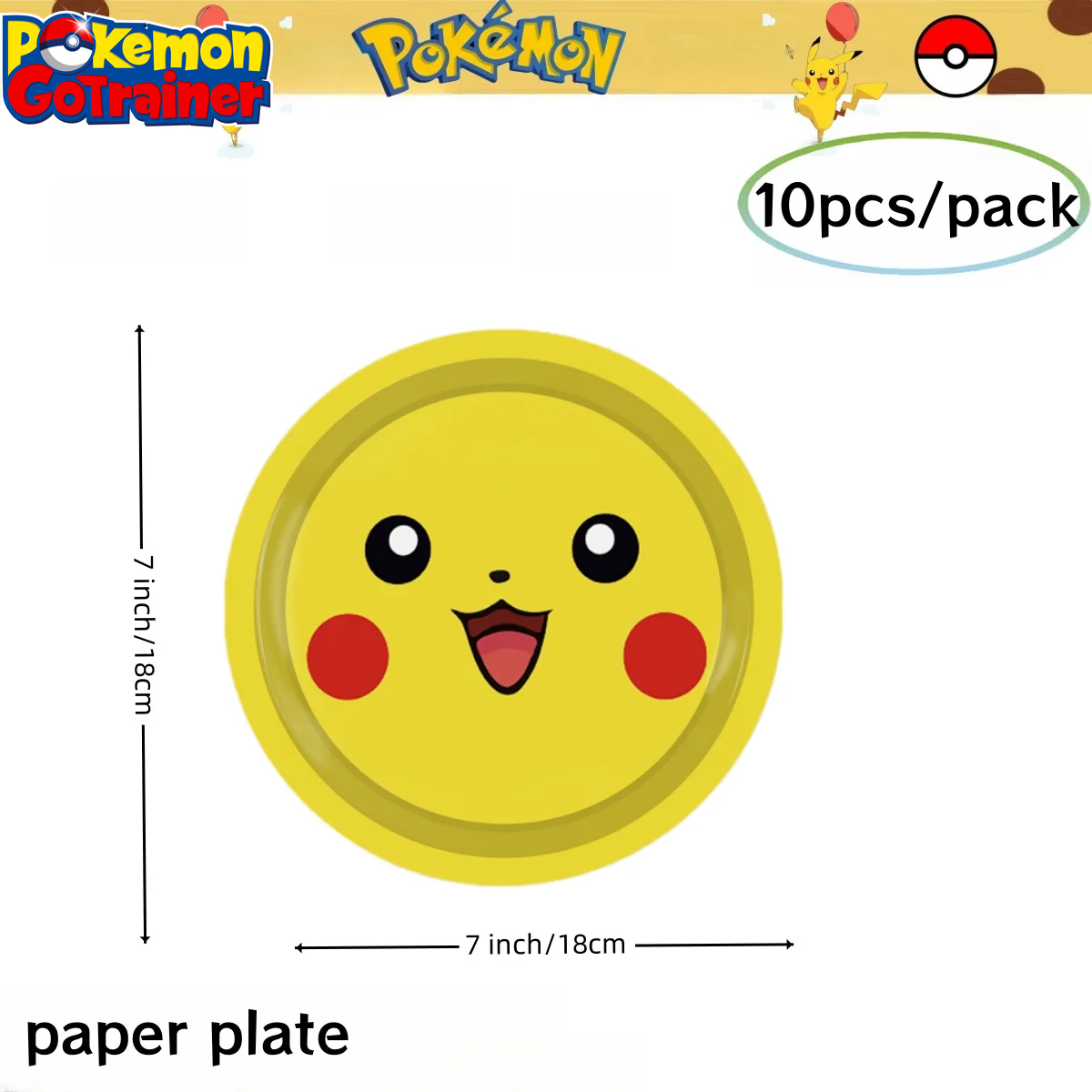 Pokemon Birthday Party Decoration Pikachu Tablecloth Cup Plate Napkin Gift Bag Baby Shower Kids Favors Gifts for Party Supplies