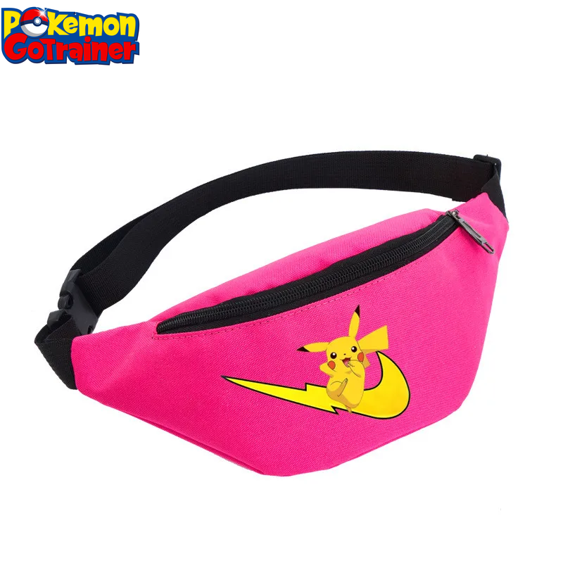 Pikachu-Themed Anime Waist Bags for Men and Women - Versatile Crossbody and Shoulder Handbags