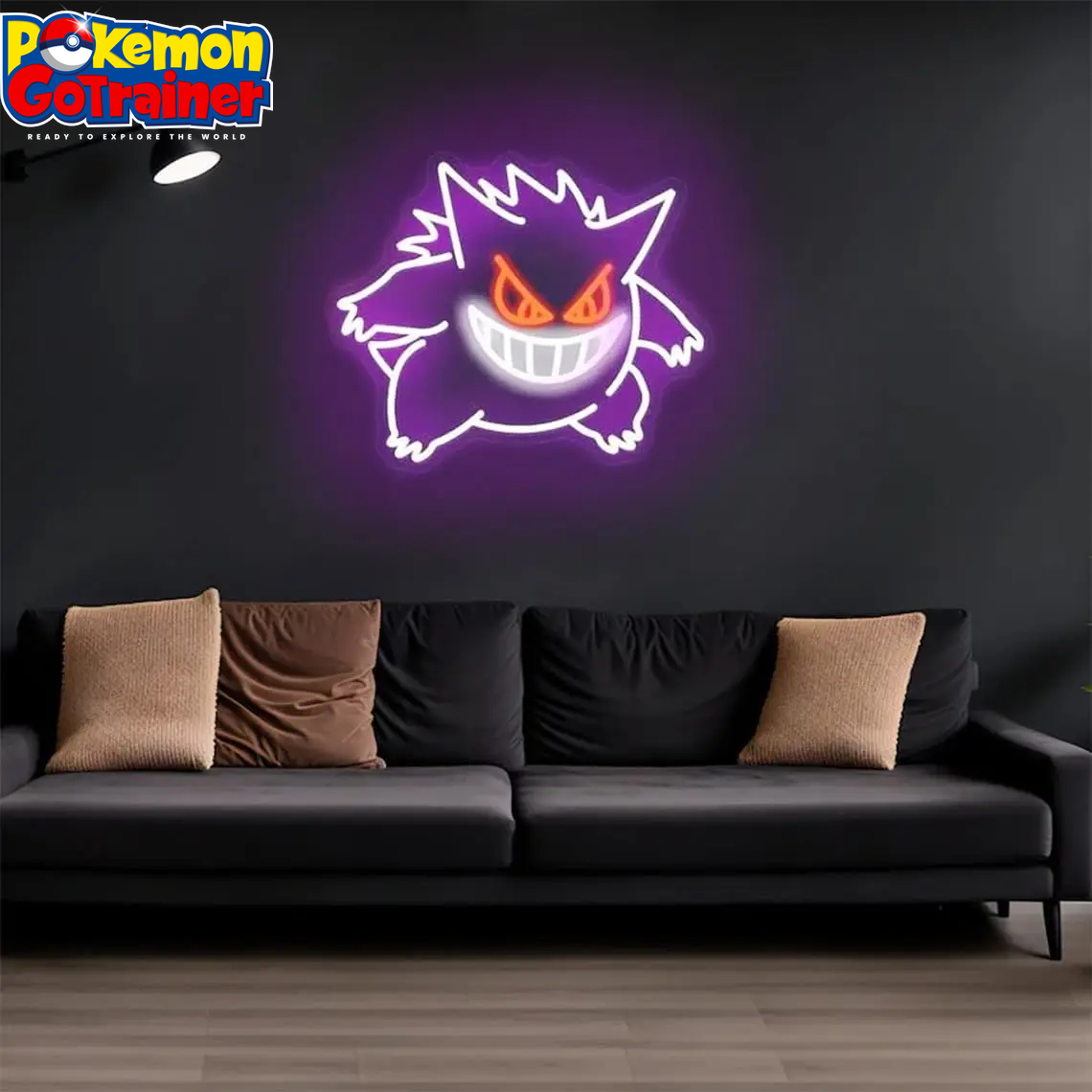 Gorgon Cartoon Neon LED Sign - Ghost Anime Wall Decor for Gaming Rooms and Bedrooms, Ideal Birthday Gift for Boys and Kids