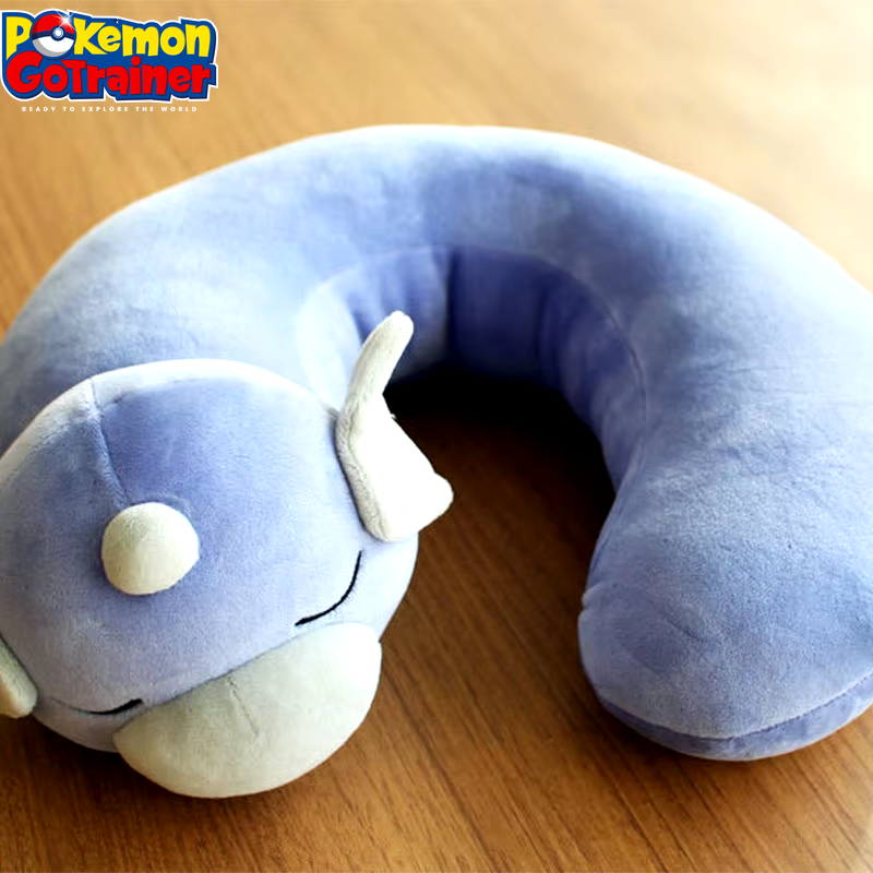 34CM Pokémon Dratini U-Shaped Neck Pillow - Adorable Dragon Plush Toy for Kids' Gifts