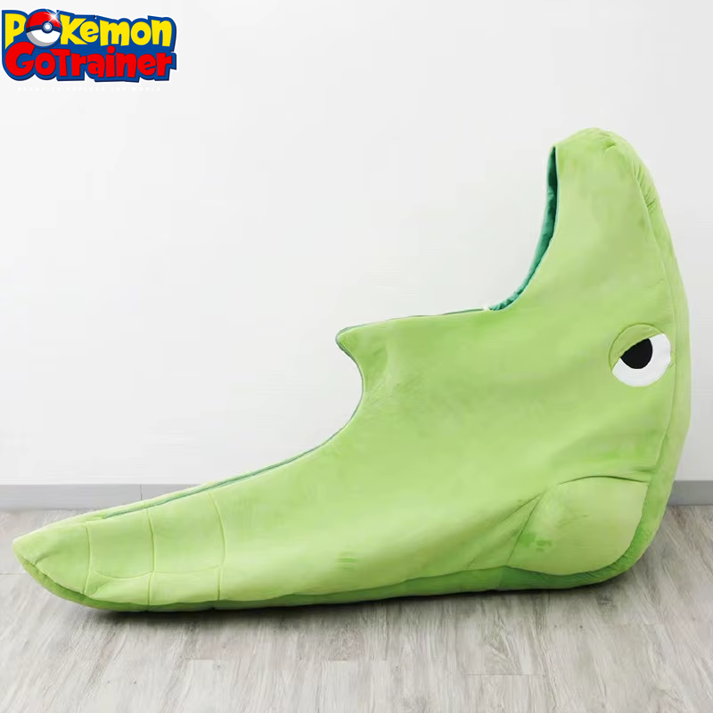 150cm Pokémon Metapod Plush Sleeping Bag - Adorable Cartoon Stuffed Toy and Throw Pillow for Kids' Birthdays