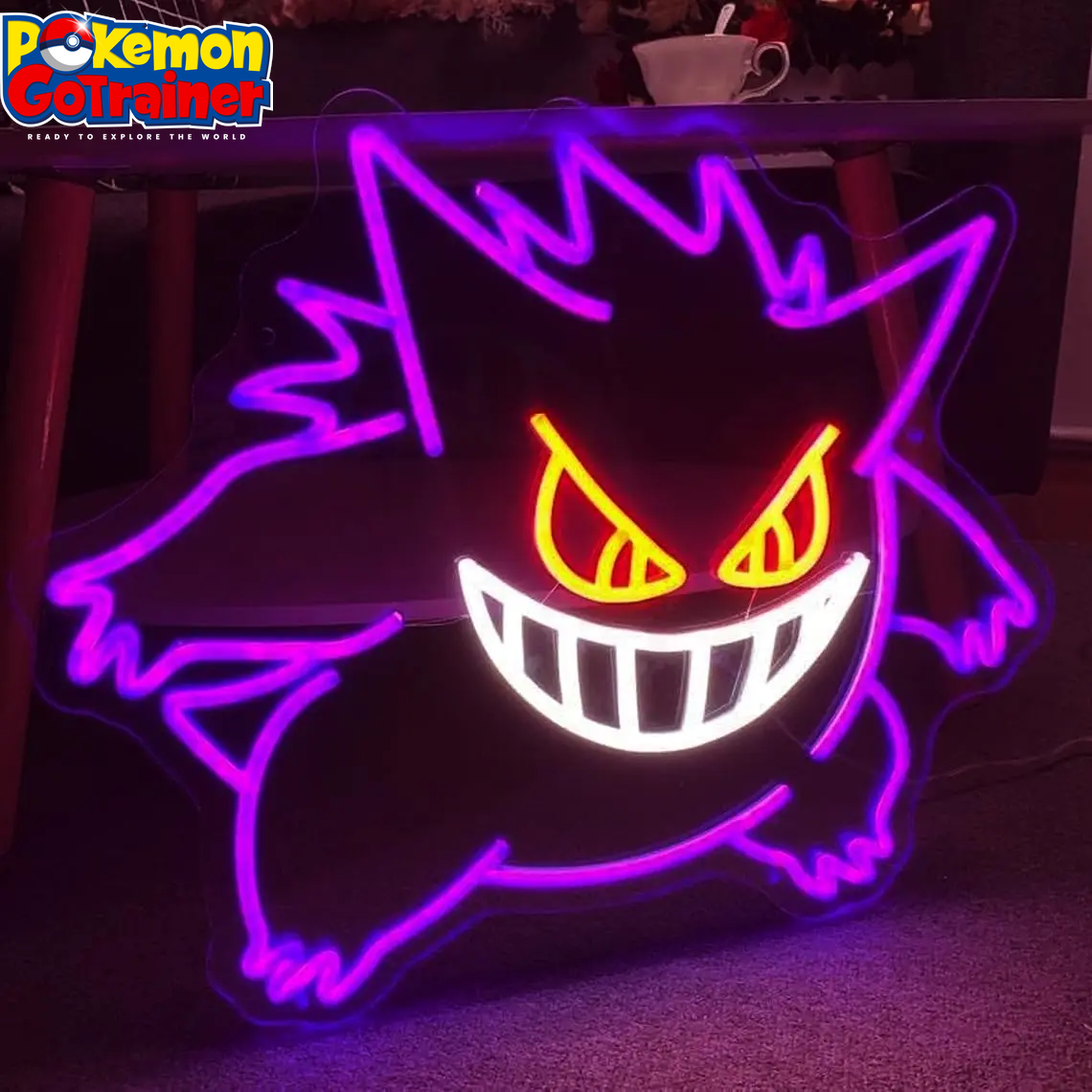 Gorgon Cartoon Neon LED Sign - Ghost Anime Wall Decor for Gaming Rooms and Bedrooms, Ideal Birthday Gift for Boys and Kids