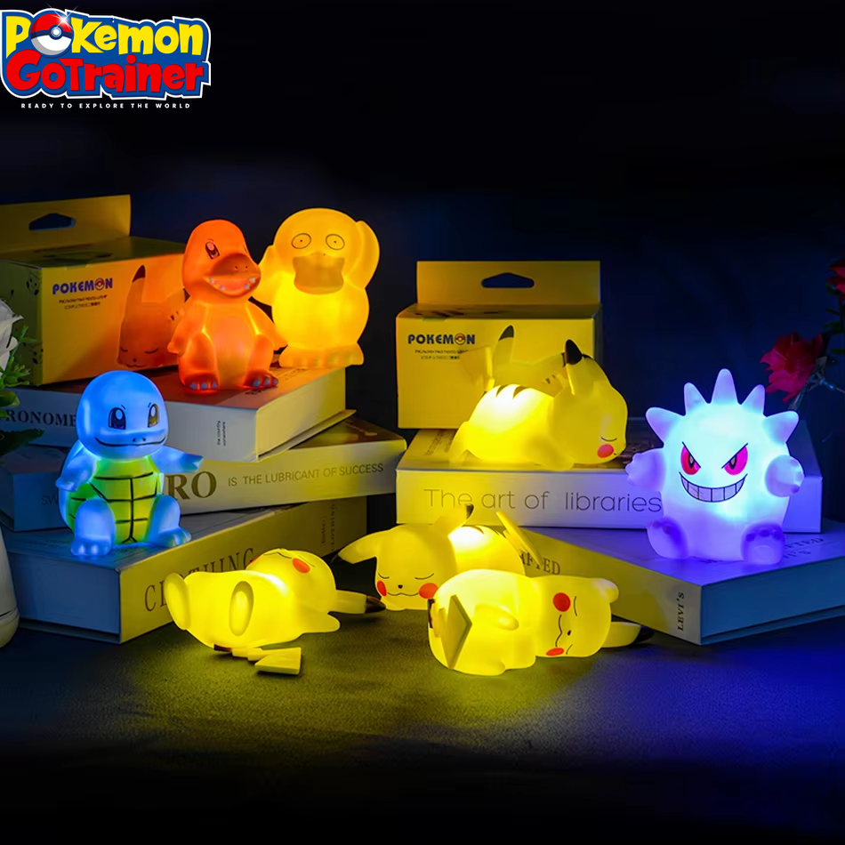 5" Pikachu Night Light - Anime Figure Bedside Lamp for Children's Bedrooms, Decorative Luminous Toy and Christmas Gift