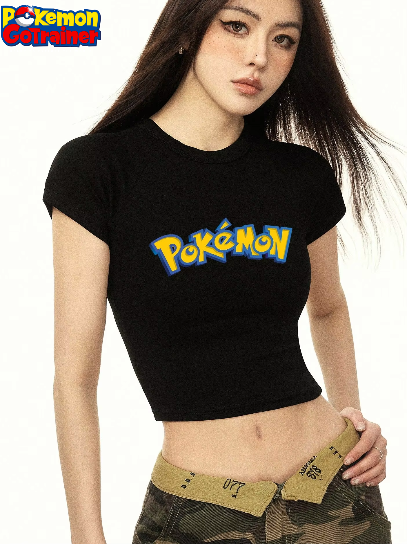 Pokemon Disney Woman Tee Shirt Summer Crop Tops Breathable Tee Clothing Comics Slim Humor T Shirt Soft Short Sleeved