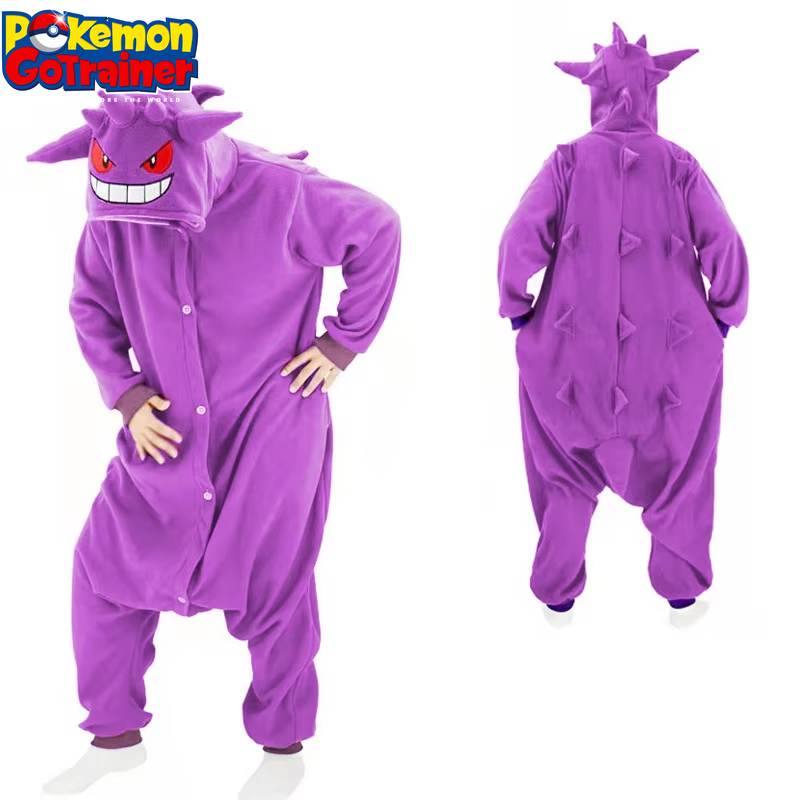 "Adult Anime Kigurumi Onesie Pajama - Snorlax and Gengar/Squirtle Full Body Cosplay Costume"