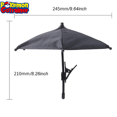 1Pc Electric Motorcycle Phone Bracket Umbrella Car Navigation Frame Rider Helmet Umbrella Hand Sunshade Outdoor Bendable