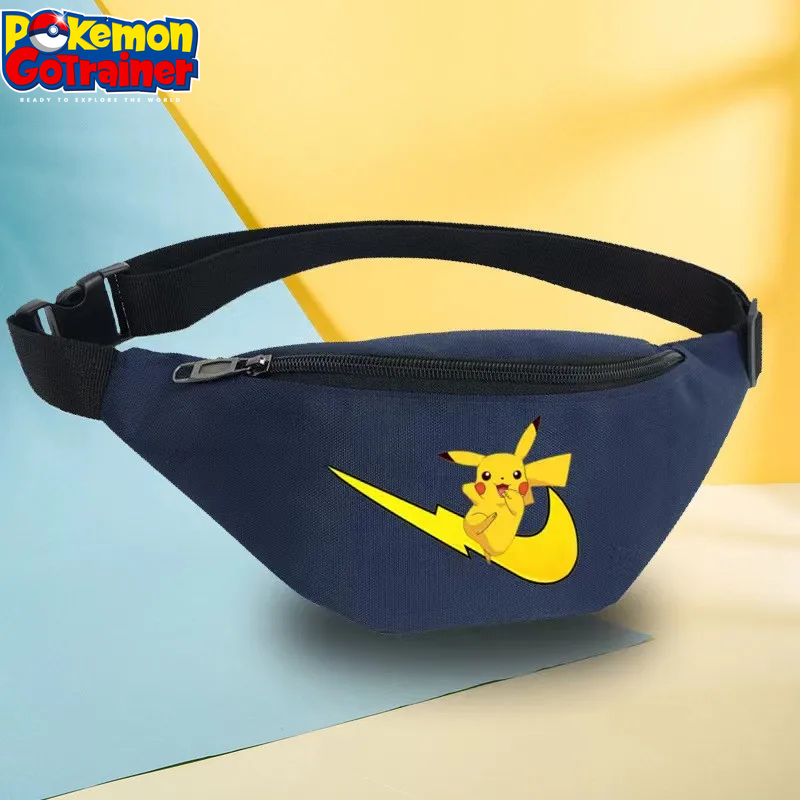 Pikachu-Themed Anime Waist Bags for Men and Women - Versatile Crossbody and Shoulder Handbags