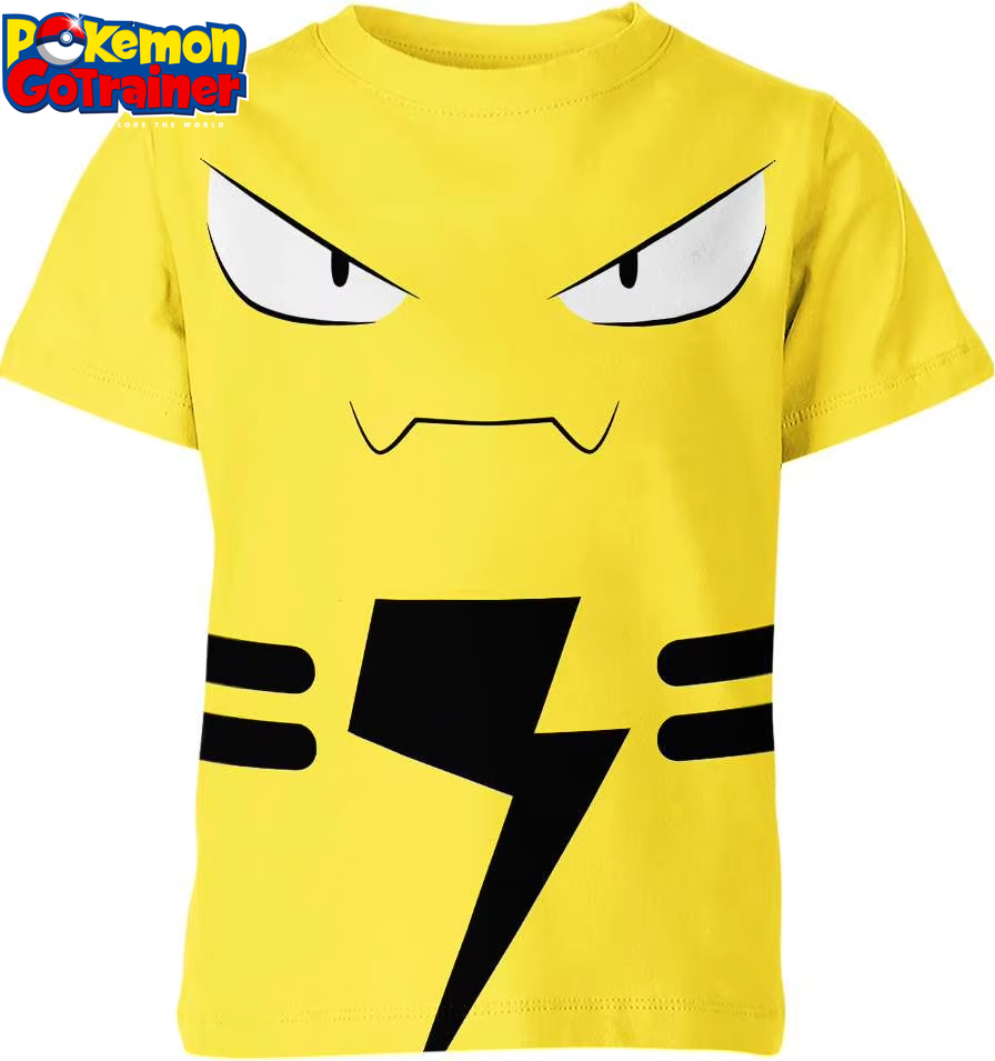 Pokemon Summer New Boys and Girls 3D Print Cosplay Costume Series Cartoon T-Shirt Children Casual Street Sports Tops