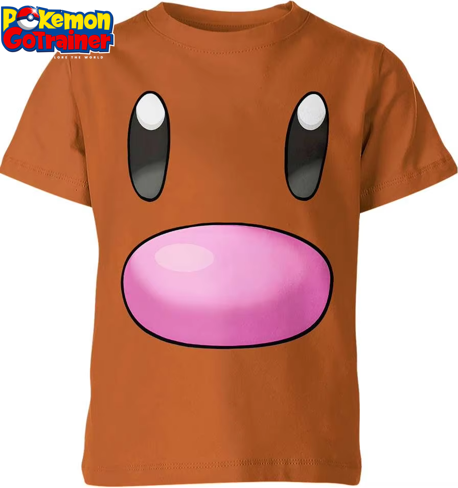 Jynx, Slowpoke, Electabuzz, Mr Mime, Diglett, Chansey, Bellsprout, Summer New Boys and Girls 3D Printing Anime round Neck T-Shirt for Children Street Sports Leisure Breathable Top